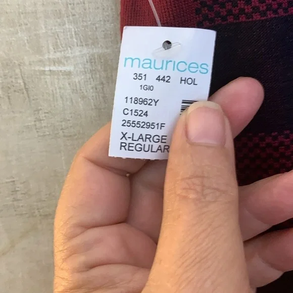 Maurice’s women’s plaid lined leggings size XL - Picture 4 of 7